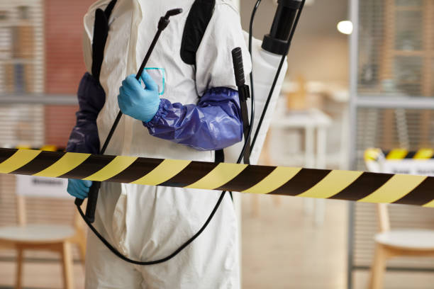 Professional Blood Cleanup technician working in Port Orford, OR